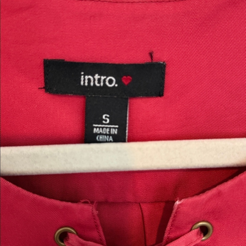 Intro Lace-Up blouse Size S - Picture 2 of 10